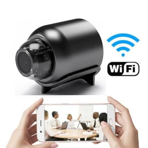 Mini Camera -1080P WiFi Hidden Wireless Secret Magneti Mini Baby Spy Home Security Micro Small Surveillance with Motion Detection App Control (2PCS) — view 2