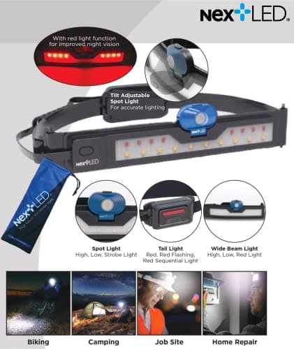 NextLED Rechargeable Headlamp — view 3