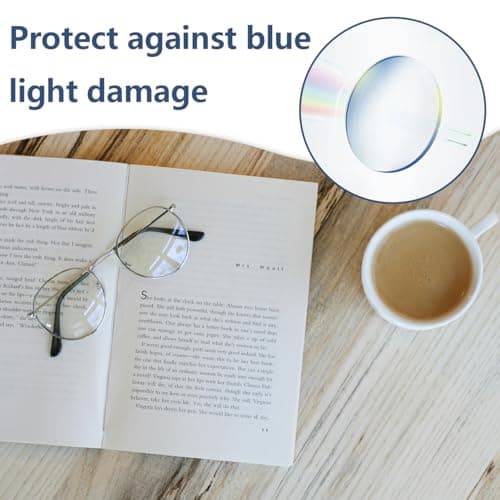 Foldable Reading Glasses, Portable Compact Foldable Pocket Glasses with Slim Black Flip Case, Blue Light Blocking Reading Magnifying Glasses for Seniors, Men and Women (Black, 2, x, transparent) — view 6