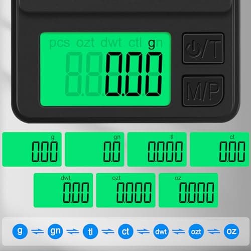 Diyife Mini Scales, 1000g/0.01g High Precision Small Pocket Scales — view 4