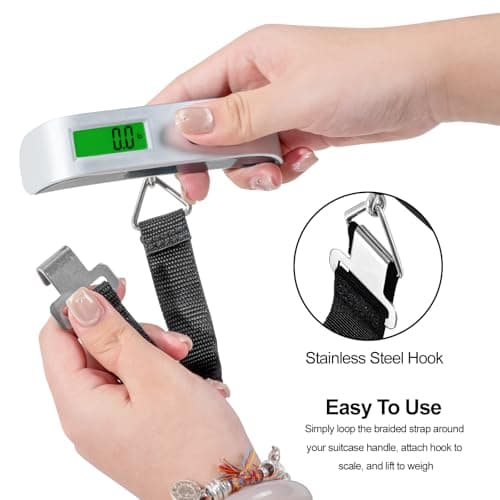 Add a Bag Luggage Strap - Heavy Duty Adjustable Suitcase Belt - Travel Accessory for 3 pcs Luggage Connecting, Luggage Scale + 3 Pack Straps, XL — view 4