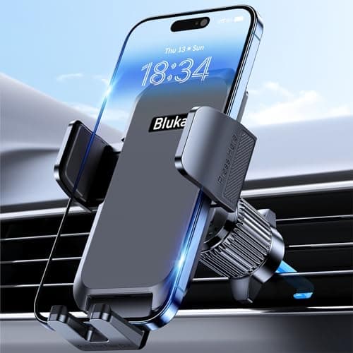 Blukar Car Phone Holder, Air Vent Car Phone Mount Cradle for 360° Rotation