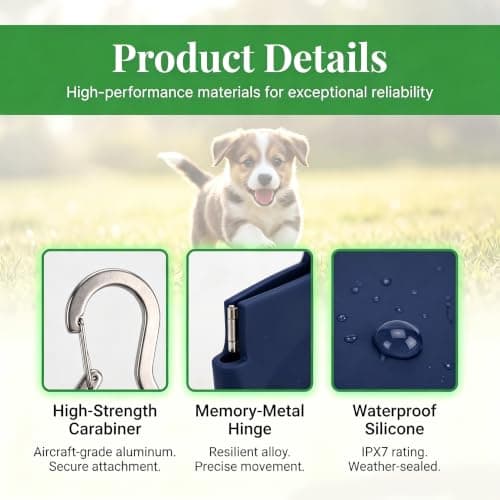 Silicone Dog Treat Pouch for Dog Training,One-Hand Access Dog Treat Bag,Dogs Training Treat Pouch with Hook Ring & Magnetic Closure,Portable Small Puppy Bag for Daily Walking,Training,Travel (Blue) — view 3