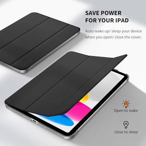 EasyAcc Case for iPad (A16) 11th/10th Generation 2025/2022, Black — view 3