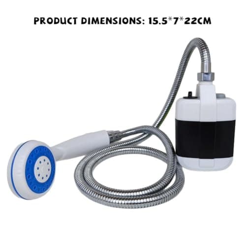 Portable Rechargeable Camping Shower Pump, 4000mAh Battery, 2026 New Outdoor Shower Head Sprayer, For Camping, Hiking, Travel, car washing, pet cleaning — view 2