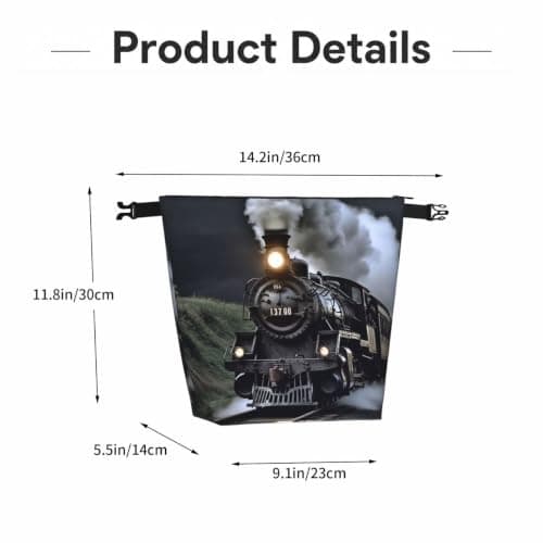 Insulated Lunch Bag Rolltop Lunchbox for Women Men Leakproof Lunch Tote Bag — view 3