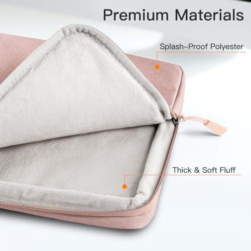 JETech Laptop Sleeve for 16-Inch Devices, Rose Gold — view 4