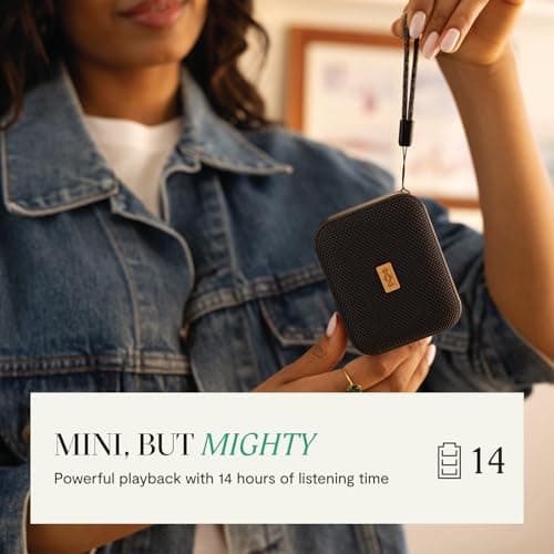 House of Marley Jammin Small Portable Bluetooth Speaker - IPX5, Black — view 3