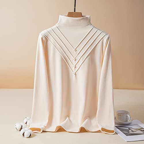 Thermal Underwear Women's Long Sleeve Shirt Women's Tight Top with Zip Long Sleeve Breathable V-Neck Sports Shirt T-Shirt Thermal Underwear Women's Long Sleeve Shirt Women, B2-a, XXL — view 2