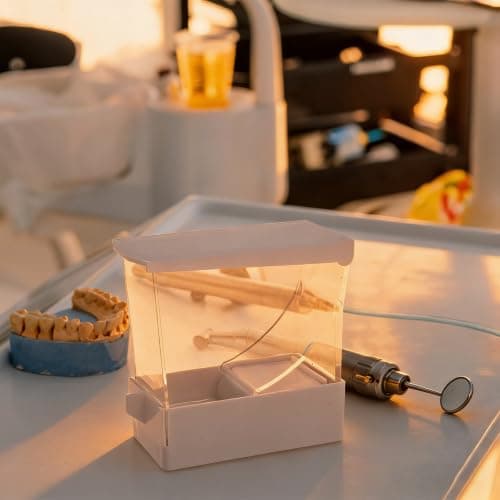 NIYANGLE 2pcs Portable Cotton Holder Organizer with Sealed Lid Plastic Press Type Storage Box for Cotton Rolls and Wool for Home and Travel Kit Use — view 5