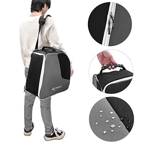 MOPHOEXII Ski Boot Bag,Snowboard Boots Bag for Adult and Youth-Waterproof Travel for Ski Helmets, Goggles, Gloves, Ski Apparel & Boot Storage — view 3