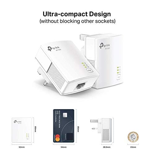 TP-LINK TL-PA7017 KIT 1-Port Gigabit Powerline Starter Kit, UK Plug (Renewed) — view 2