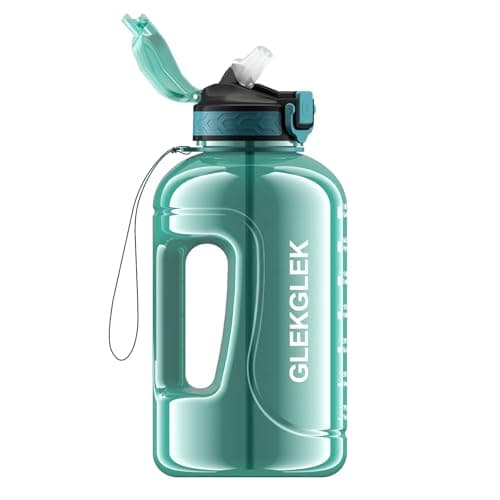 GLEKGLEK 2 Litre Water Bottle, BPA Free Hydration Jug with Time Markings