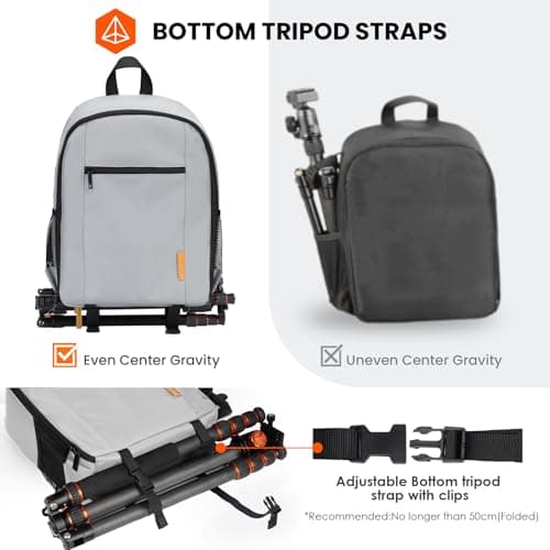 TARION Camera Bag Backpack Medium -Waterproof Photography 14" Laptop Sleeve — view 4
