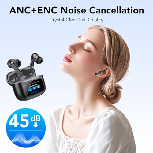 2026 Wireless Earbuds, Bluetooth 5.4 Ear Buds with ANC/ENC Noise Cancelling — view 3