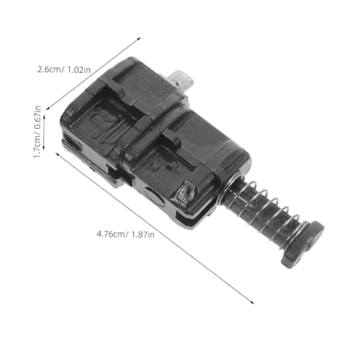 NUOBESTY 2pcs Luggage Handle Locking Clip Parts, PVC Metal Snap Connectors — view 2