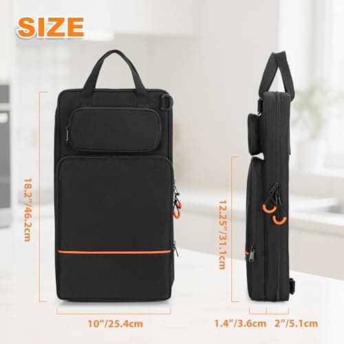 Damero 600D Oxford Knife Bag with 9 Slots(Up to 18'') — view 6