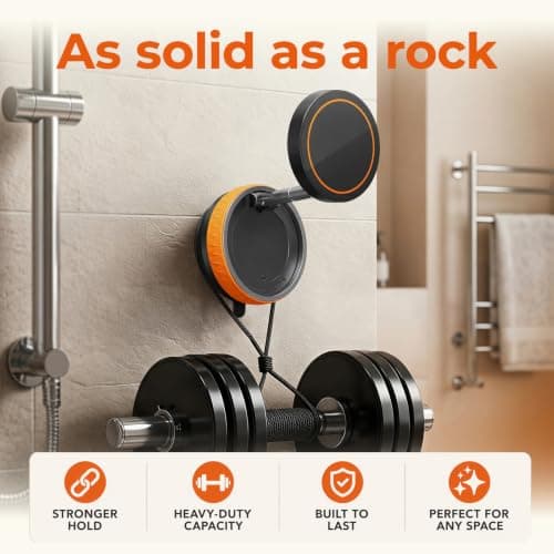 Shower Phone Holder Waterproof for Magnet, Reusable Gel-Lock Suction Cup Phone Mount 3-Inch Dual Pivot Adjustable Arm, Phone Holder for Shower, Mirror, Car, Kitchen & Bathroom for Magnet Phone. — view 3