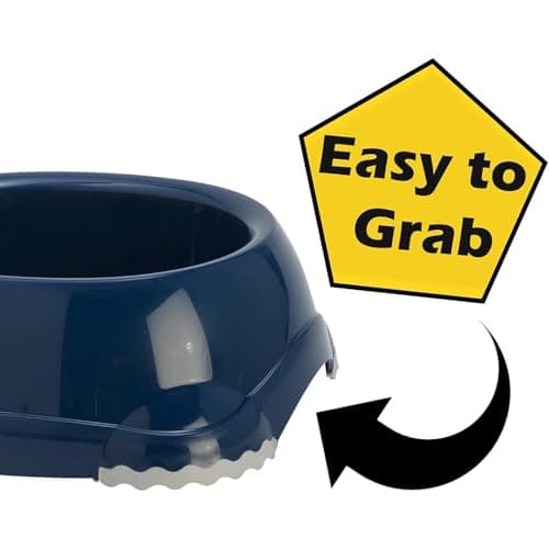 CAT CENTRE Dark Blue Pet Bowls Set, 2x0.3L, Non Slip — view 3