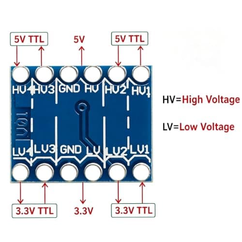 Gebildet 10Pcs 3.3V-5V 4 Channels Logic Level Converter Bi-Directional Shifter Module (Pack of 10) CYT1076 — view 3