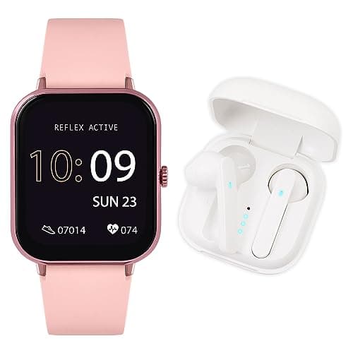 Reflex Active Series 17 Women's Multi-Function Digital Smartwatch and Wireless Earbud Set