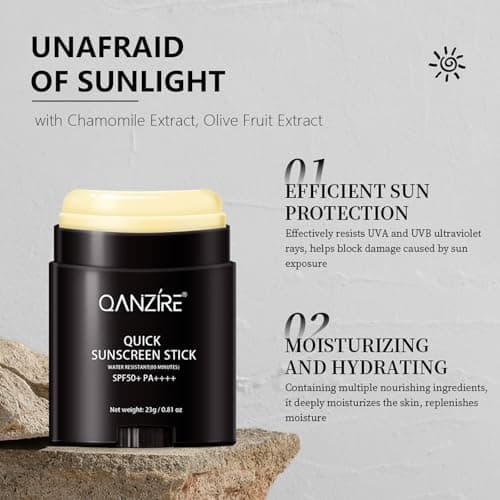 2PCS Spf 50 Sunscreen Stick - PA++++ Waterproof & Sweat-resistant Sunblock — view 3