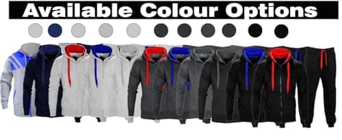 shelikes Mens Track Suit Set Camouflage Fleece Army Hooded Hood Top Joggers Bottom Tracksuit Sweatsuit Jogging Joggers Set — view 5