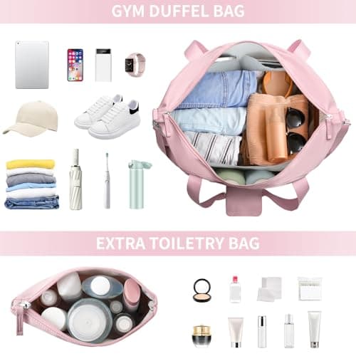 ETRONIK Gym Bag Womens, Travel Bag, Easyjet Cabin Bag 45x36x20 Underseat — view 3