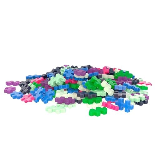 PLUS PLUS Building Blocks Toy - 240 pc Kids Construction Toys, Creative Learning Resources and STEM Play for Home and Travel - Girls and Boys Toys Age 5 Plus - Northern Lights 240 Pieces — view 2