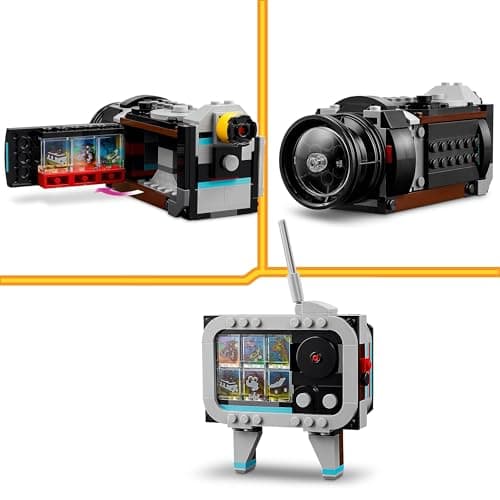 LEGO Creator 3in1 Retro Camera Toy to Video Camera to TV Set, Kids' Desk Decoration or Bedroom Accessories, Photography Gifts for Girls and Boys Aged 8 Plus Years Old Who Enjoy Creative Play 31147 — view 4