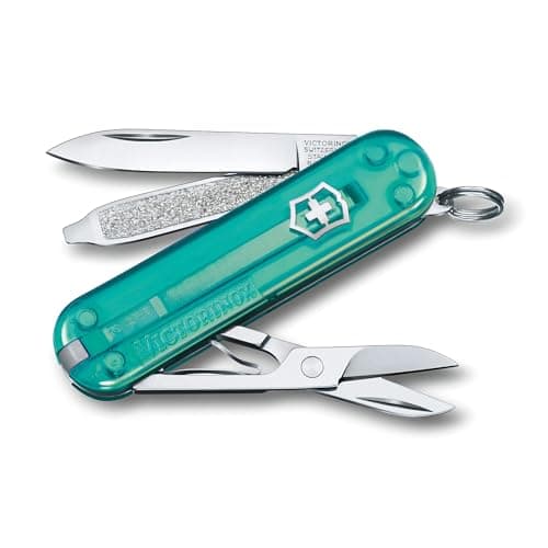Victorinox Swiss Army Knife Classic SD, Pocket Knife, 7 Functions, Mint