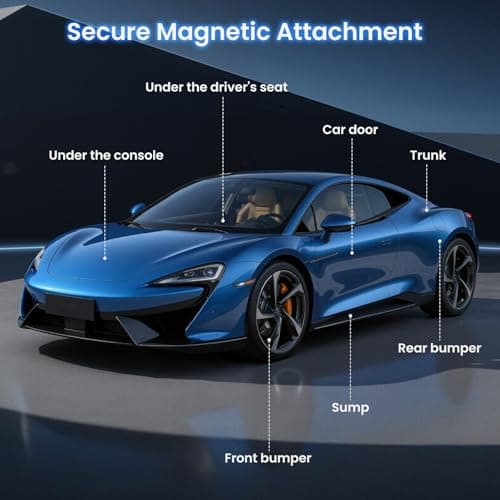 GPS Tracker for Vehicles, Mini Car Tracker Tag with App, No Monthly Fee — view 6