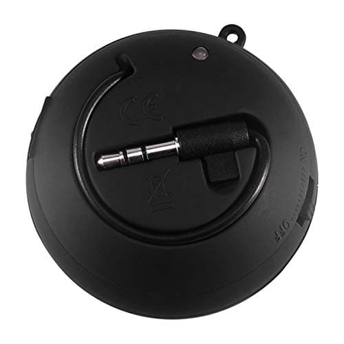 Mini Speaker, USB Lightweight Portable Travel 3.5mm Low Power Retractable Loud Speaker with Battery, for MP3, MP4, MP5, Mobile Phones, Computers(black) — view 5