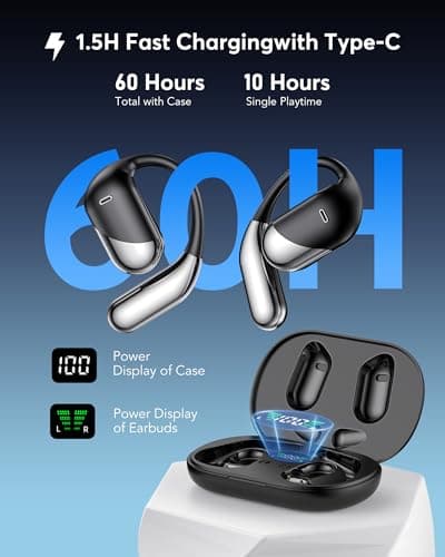 Paekole Real Time AI Translation Earbuds, 198 Language Two-Way Translator Earbuds, 6-in-1 Translator Device, Translate Ear Buds with Charging Case for Travel & Learning — view 5