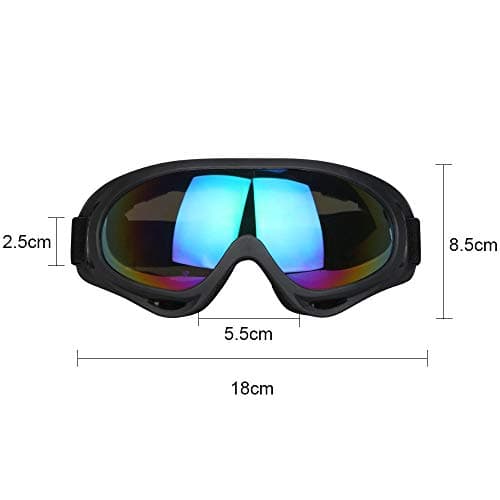 Vicloon Unisex Snow Goggles Windproof 100% UV Protection,Cycling Motorcycle Snowmobile Ski Goggles, Outdoor Sports Ski Glasses — view 2