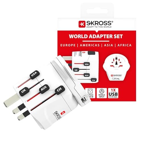 SKROSS PRO World & USB Travel Adapter
