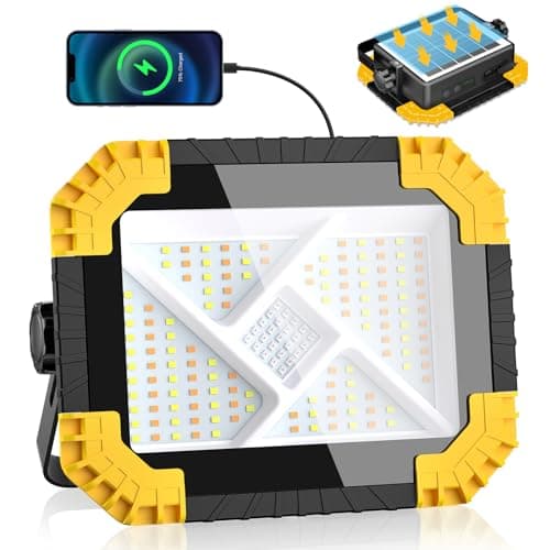 Linke Rechargeable Work Light, 20000mAh Solar Portable Camping Light