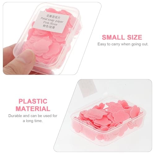 WRITWAA Disposable Travel Soap Sheets Pocket Size 10pcs with Plastic Box Hand Wash Mini Soap Paper Lightweight Random Color for Travel and Back to School Outdoor Use — view 6