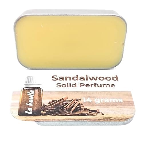 Sandalwood Solid Natural Perfume Balm. For sensitive skin. Handmade in UK. — view 6