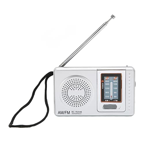 AUNMAS AM FM Radio Pocket Size, AA Battery Operated Portable Radio with — view 6