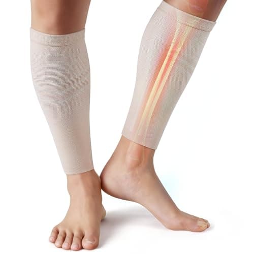 CAMBIVO Calf Compression Sleeves for Men and Women, 1 Pair