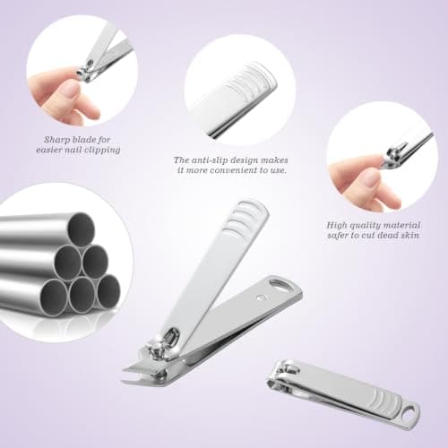 Manicure Set 10pcs -Purple — view 5