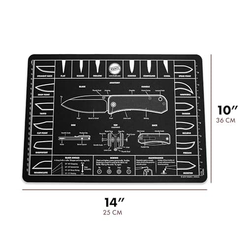 Knafs - Knife Mouse Pad - Oversized Shop Mat 10x14 Inch — view 4