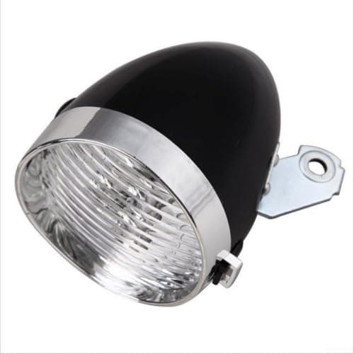 Honseadek Retro Bicycle Headlight with 3 LED Front Light, Sturdy — view 3