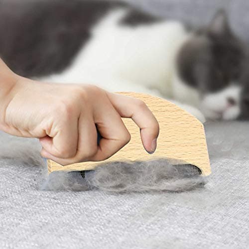 Zngou 3-Piece Cashmere Comb Set - Sweater & Wool Fabric Bobble Remover - Manual De-Pilling Comb With Wooden Handle — view 5