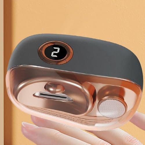 Electric Automatic Nail Clipper with Fingernail Clippings Storage — view 2