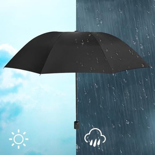 JinliangGuo One Piece Small Travel Folding Umbrella Strong Durable Compact Folding Auto Open Windproof Portable for Rainy Snow Sun Day — view 5