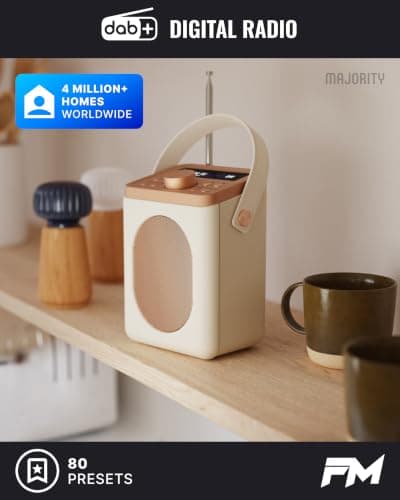 MAJORITY Little Shelford Portable DAB+ Radio with Bluetooth — view 2
