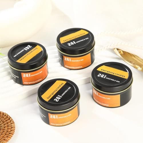 emergencys Candle Bulk,4 Pcs 24 Hours Long Burning Survival Candles — view 2
