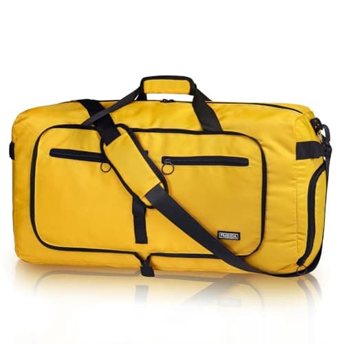 Fmeida 65L Foldable Travel Duffle Bag Waterproof Holdall Luggage Bags